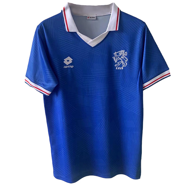 Netherlands away retro jersey holland soccer uniform men's second sportswear football kit tops sport shirt 1991